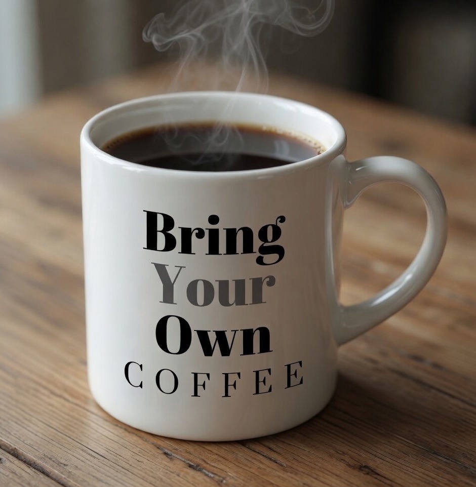 Bring your own coffee